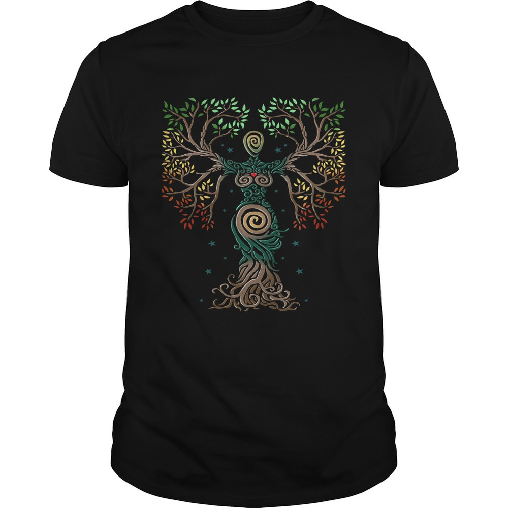Tree Of Life Gaia Mother Earth Goddess Shirt